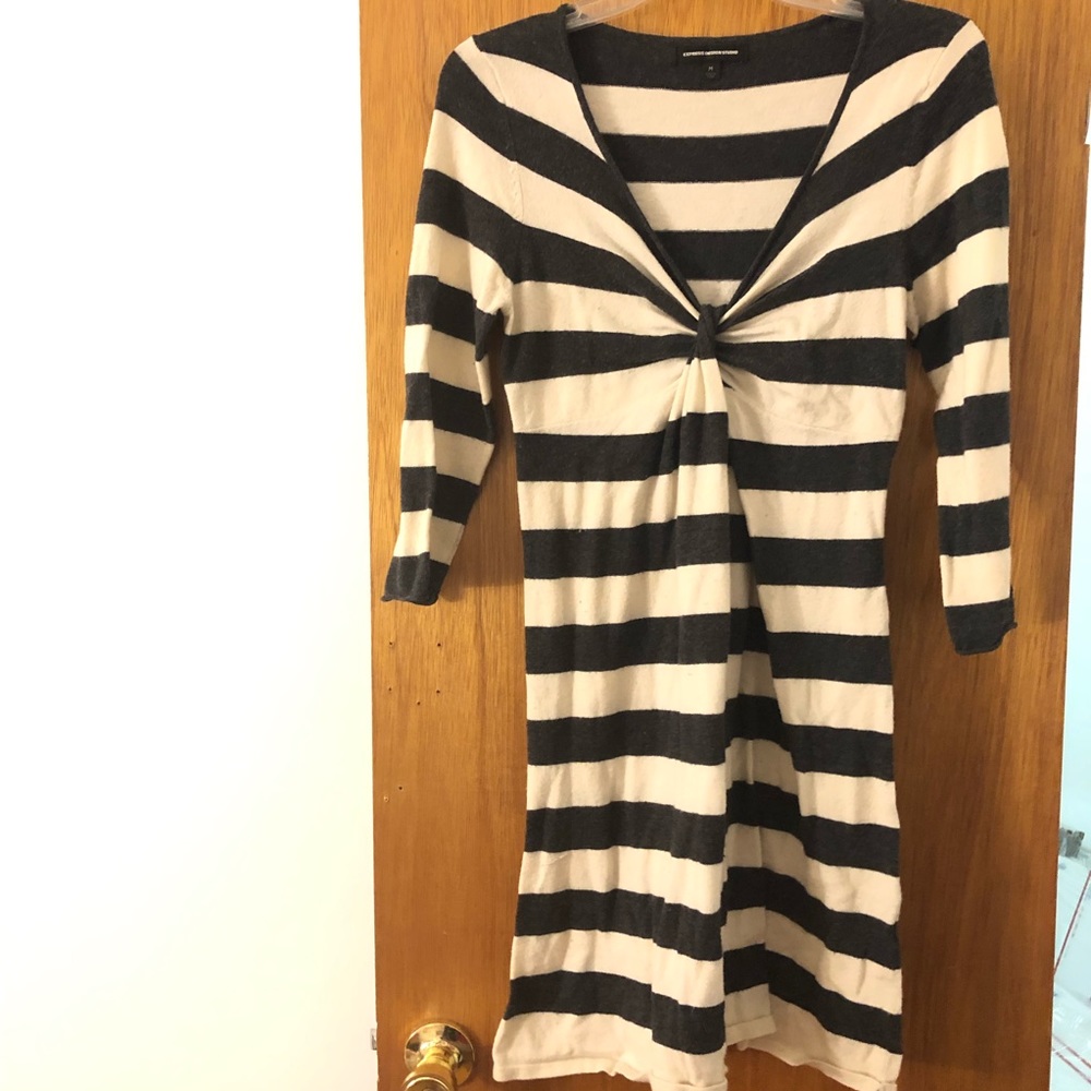Express Design Studio Striped Dress Women’s Sz M